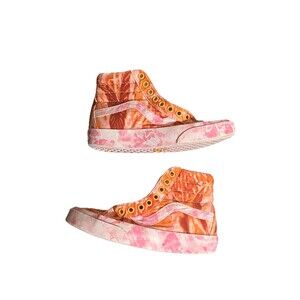 Vans Sk8 Hi x Collina Strada Athletic Shoes Skater Grunge S 3.5Y Pink Orange